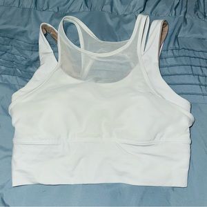 Lululemon Sports Bra- Mesh White